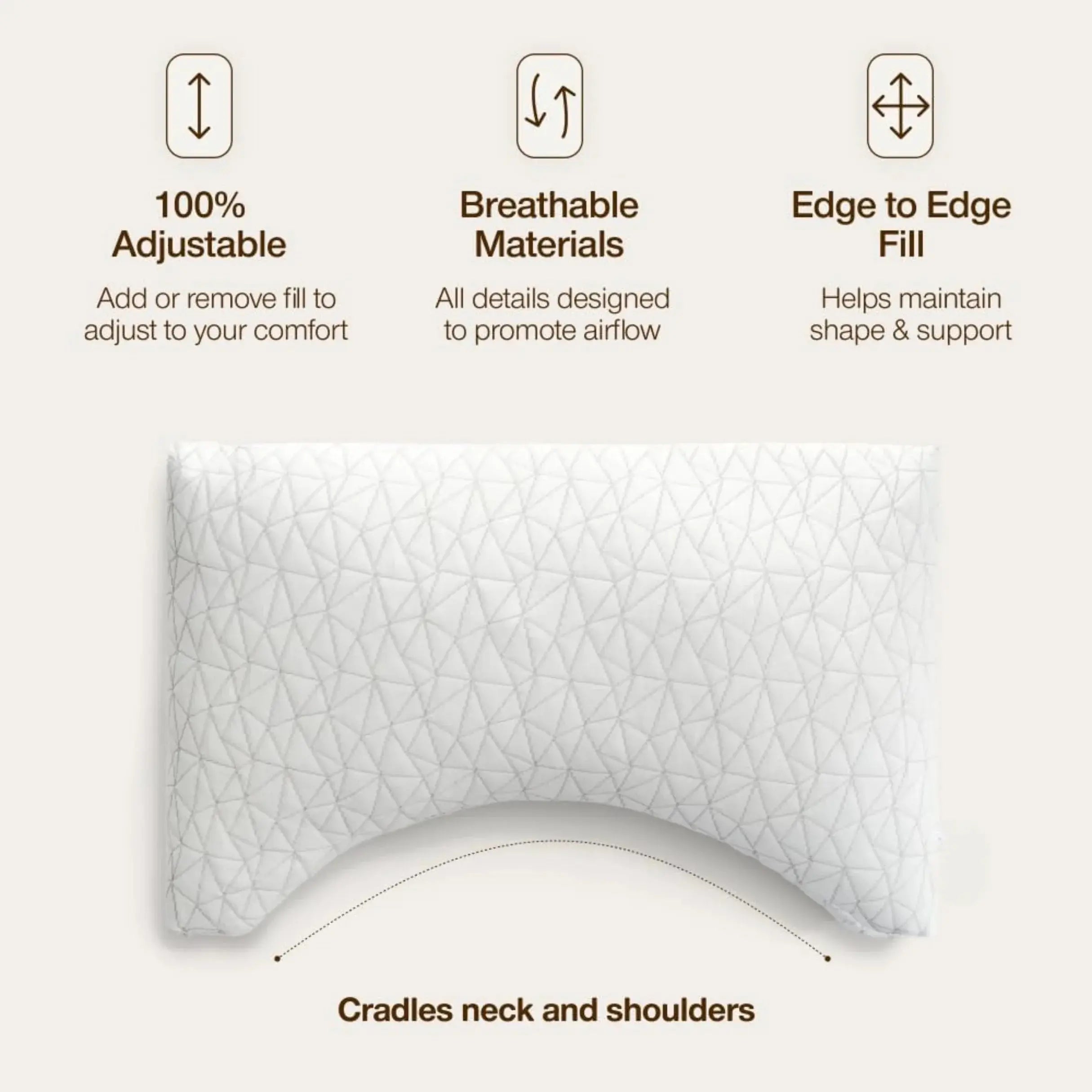 Slumblr® Shredded Memory Foam Pillow