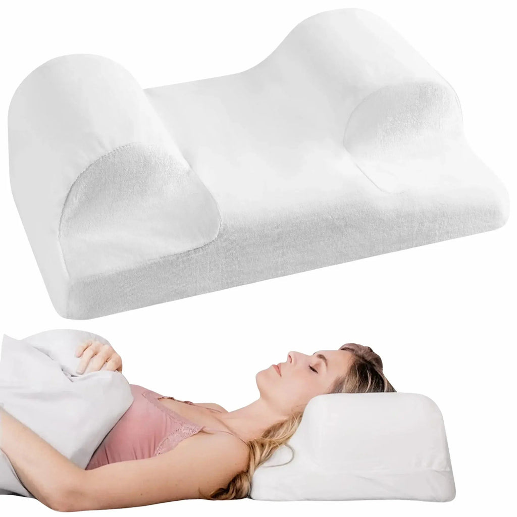 Slumblr® Cooling Ergonomic Memory Foam Contour Pillow, Neck Pain Relief