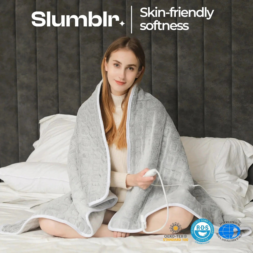 Slumblr® Weighted Heating Comfort Blanket