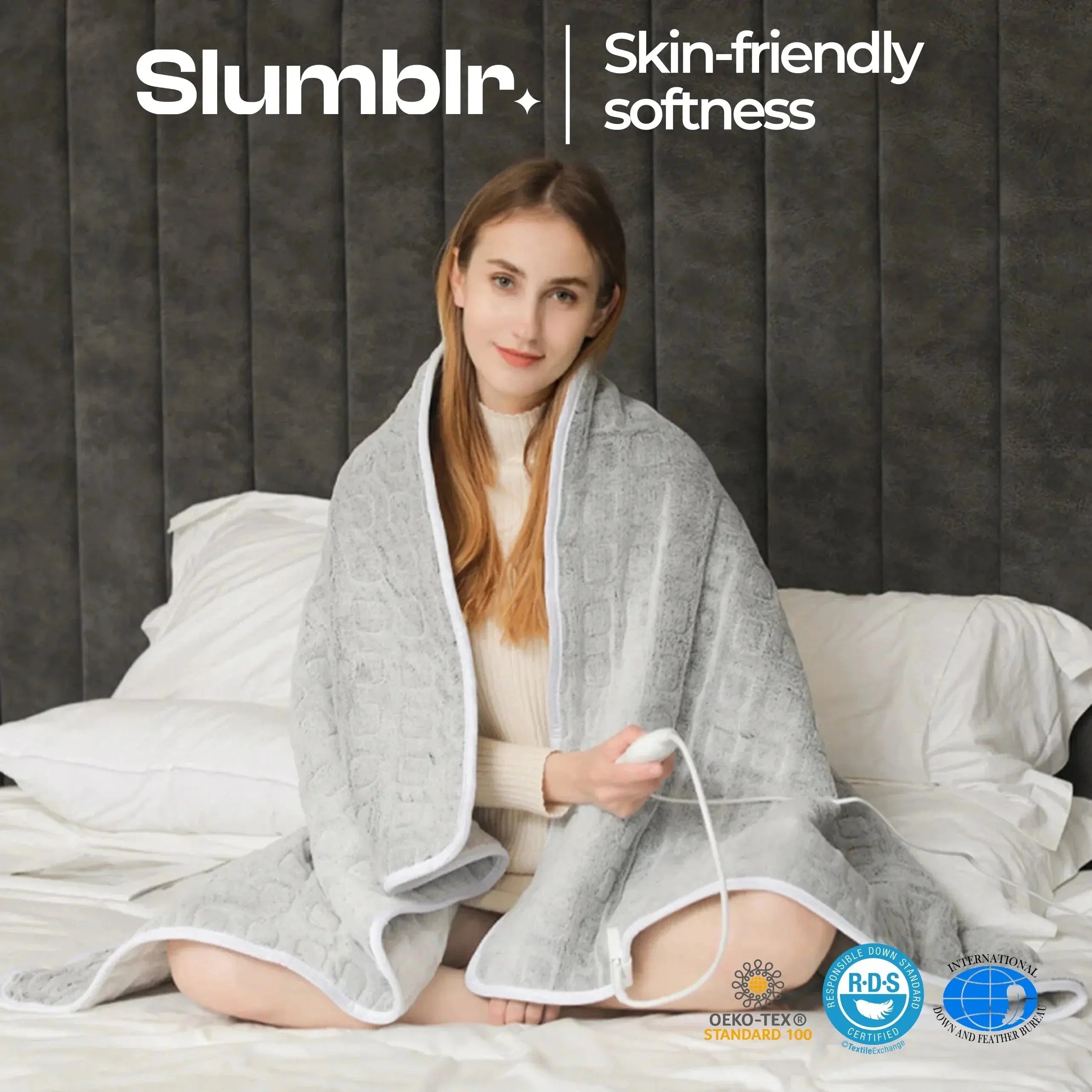 Slumblr® Weighted Heating Comfort Blanket