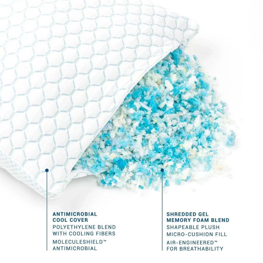 Slumblr® Cooling Shredded Memory Foam Pillow