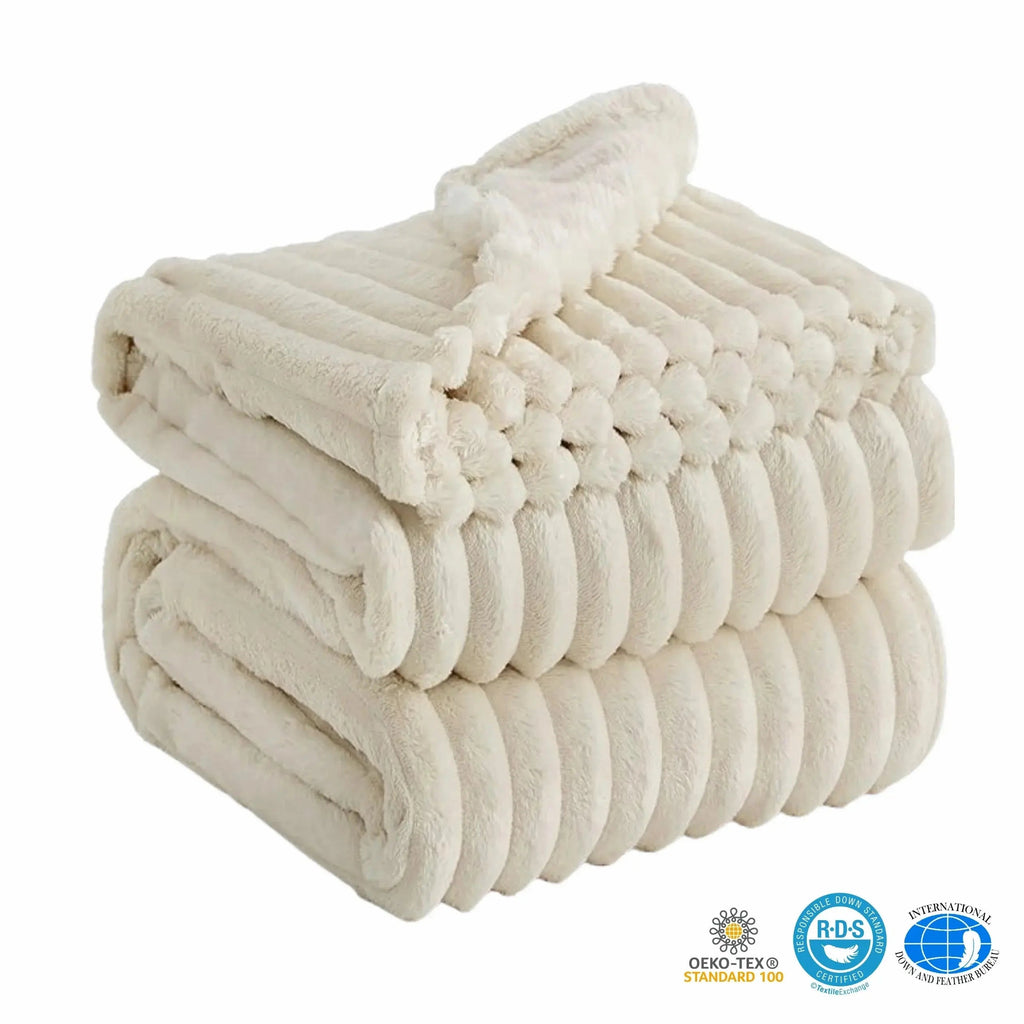 Slumblr® Faux Rabbit Fur Throw Blanket