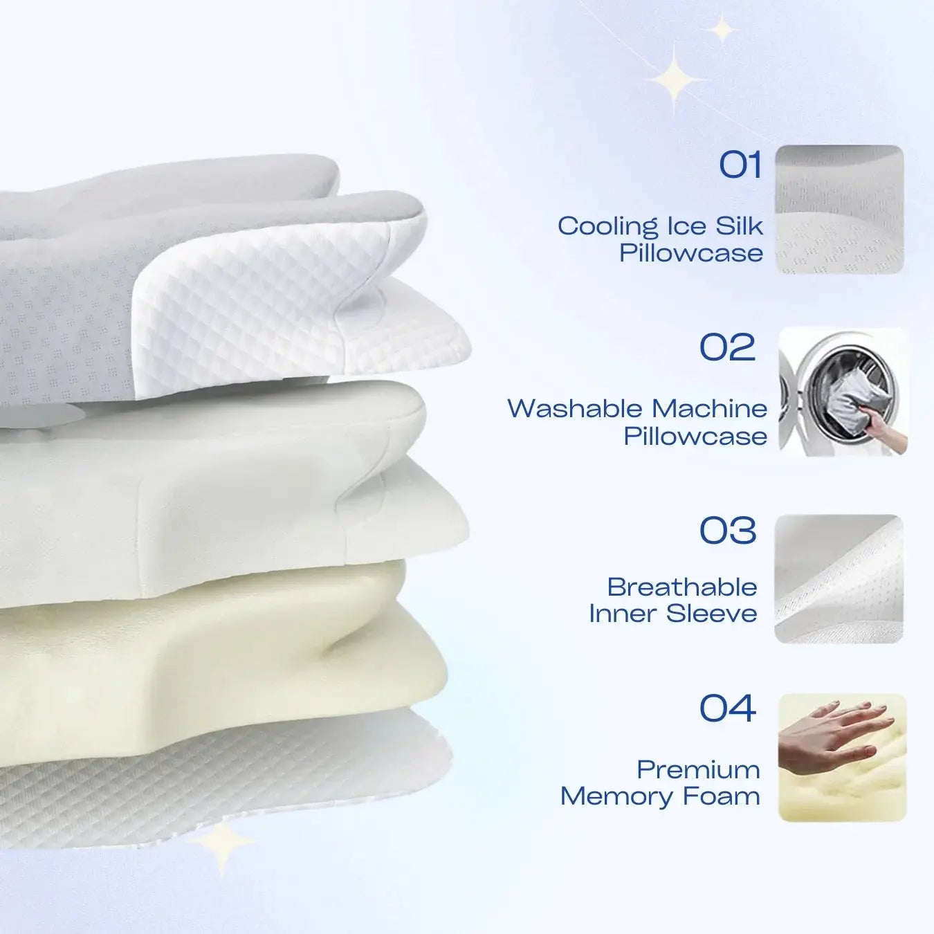 Slumblr® Ultra Contour Relief Pillow
