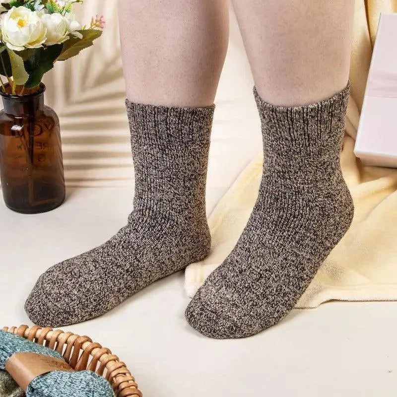 Slumblr® Wool Lined Winter Socks (5 Pairs)