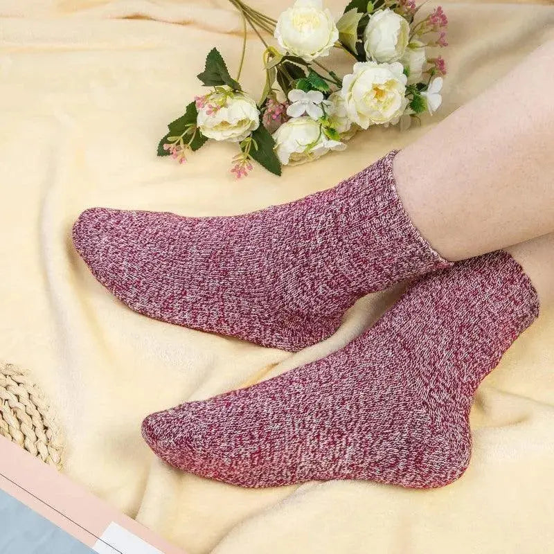 Slumblr® Wool Lined Winter Socks (5 Pairs)