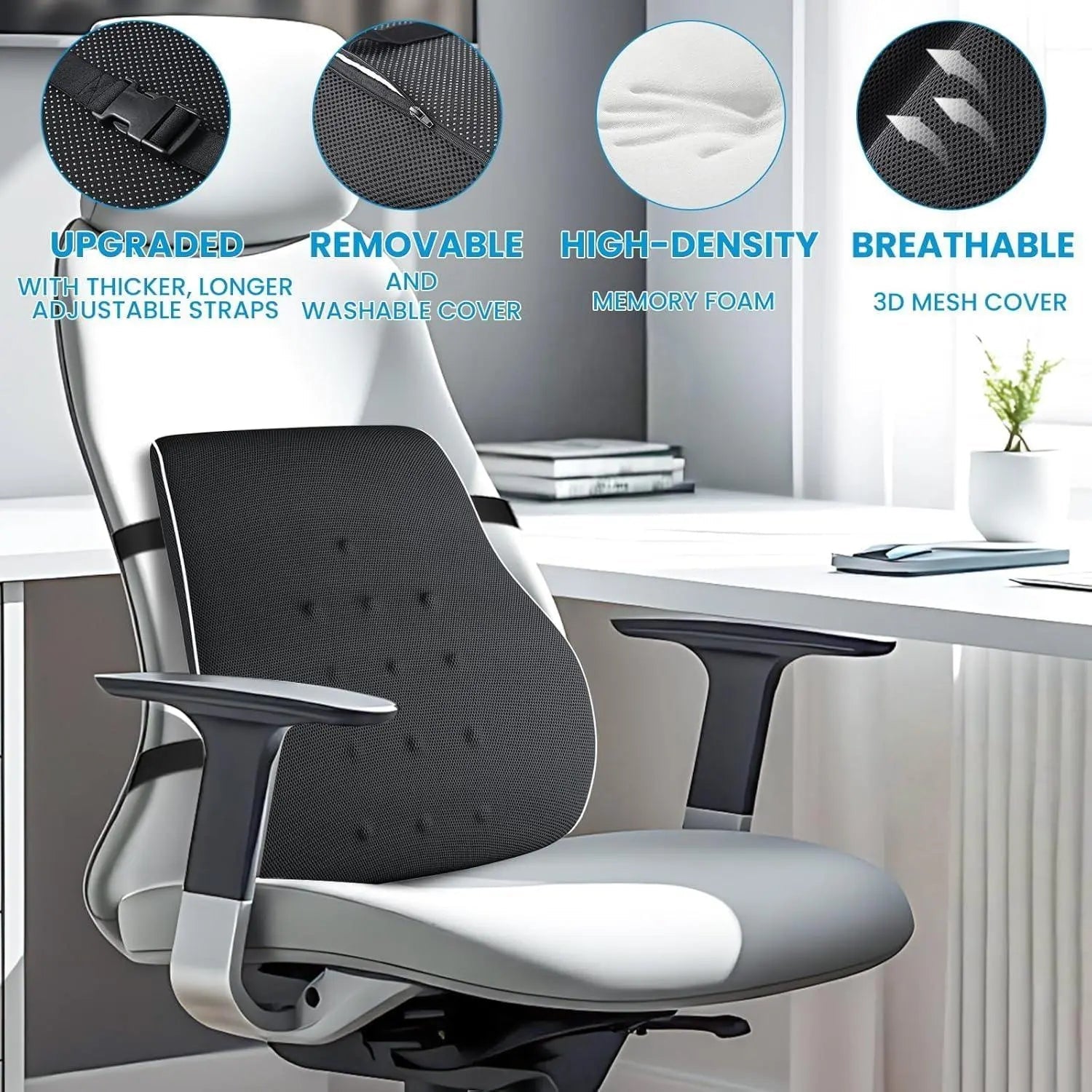 Slumblr® Lumbar Support Pillow for Back Pain Relief