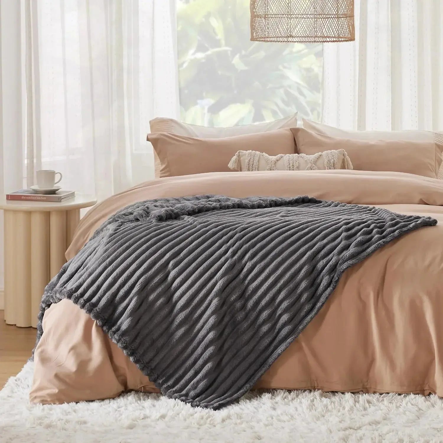 Slumblr® Faux Rabbit Fur Throw Blanket