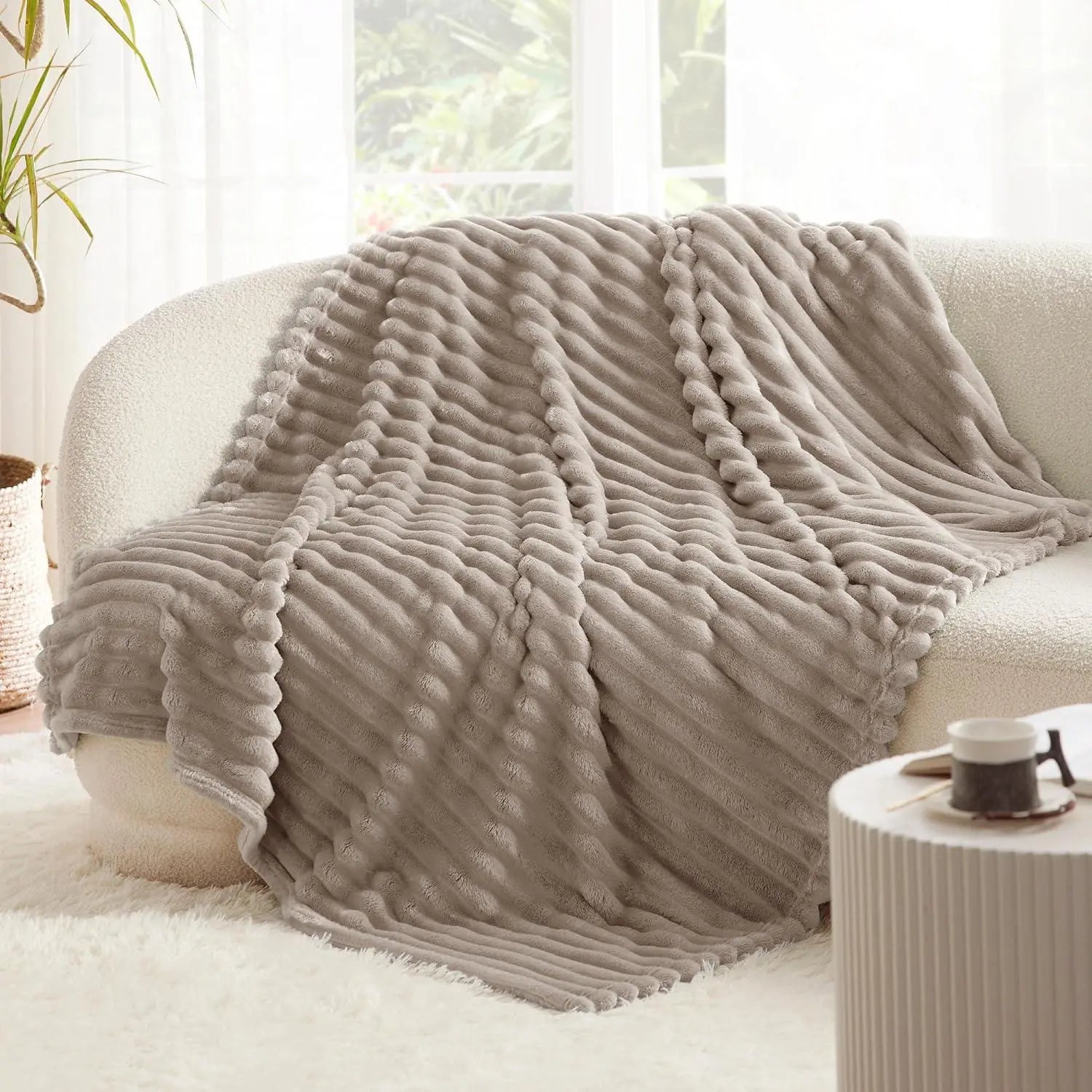 Slumblr® Faux Rabbit Fur Throw Blanket
