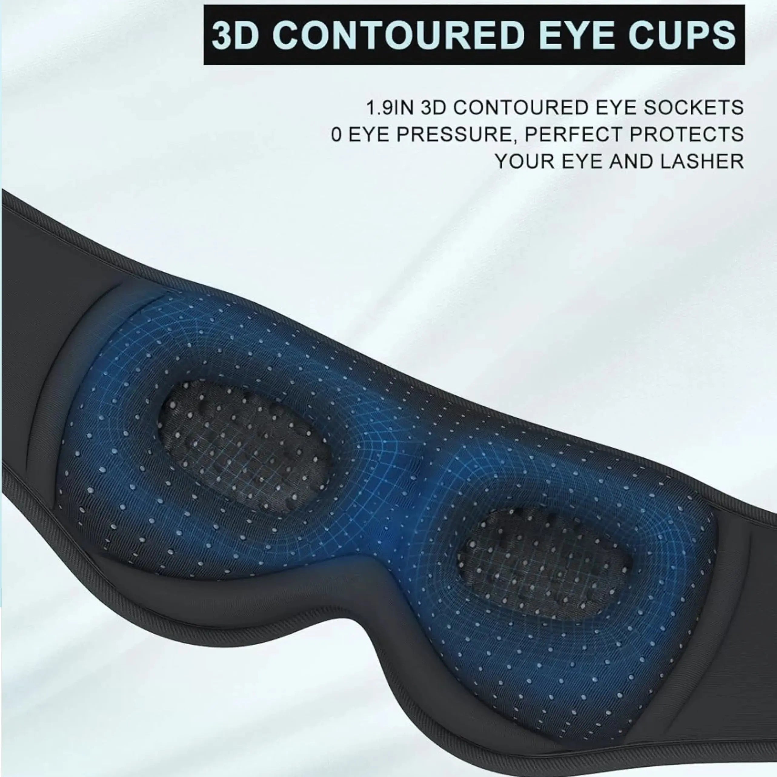 Slumblr® Bluetooth Sleep Mask with Headphones 3D Contoured Design