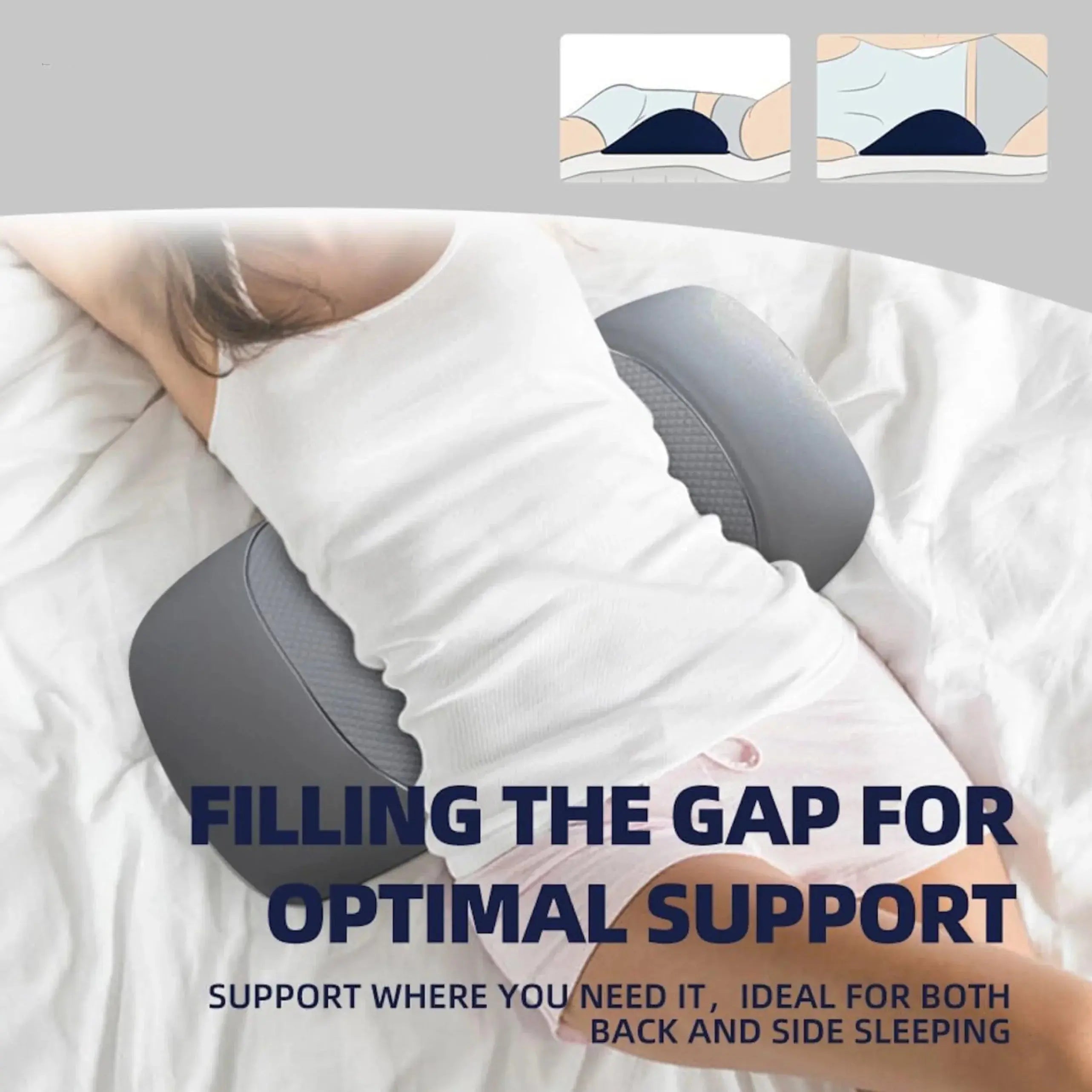 Slumblr® Memory Foam Lumbar Support Cushion