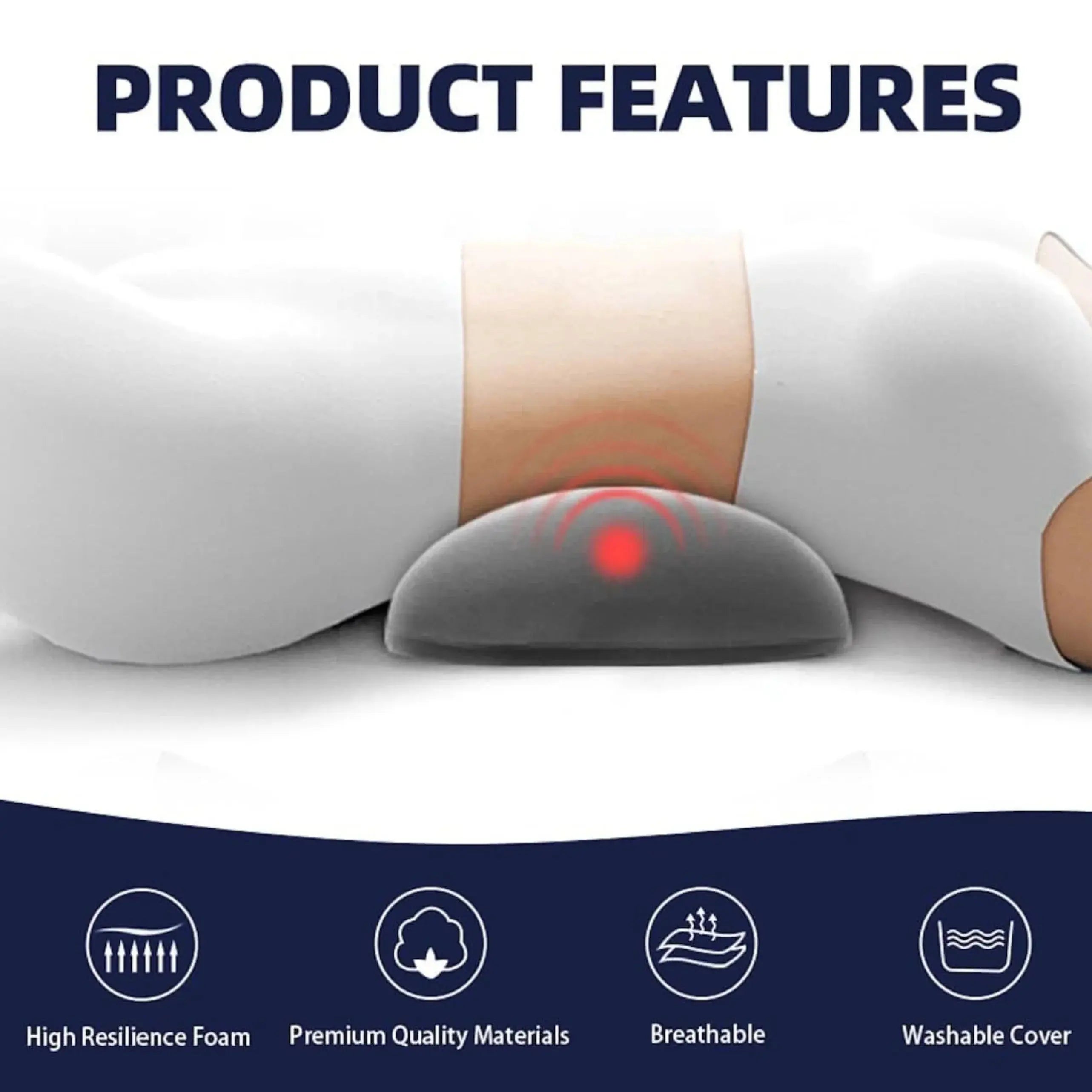 Slumblr® Memory Foam Lumbar Support Cushion