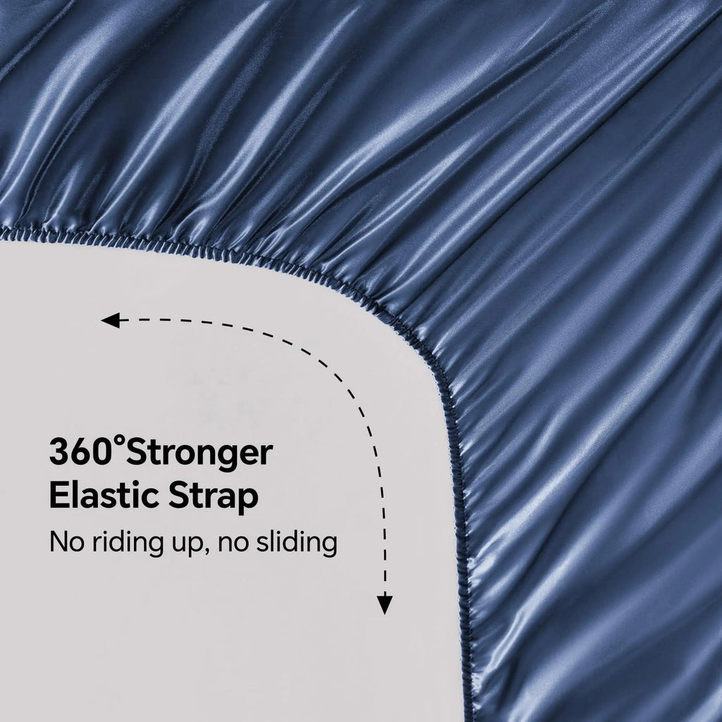 Slumblr® Luxury Satin Fitted Sheet Set (3 Pcs)