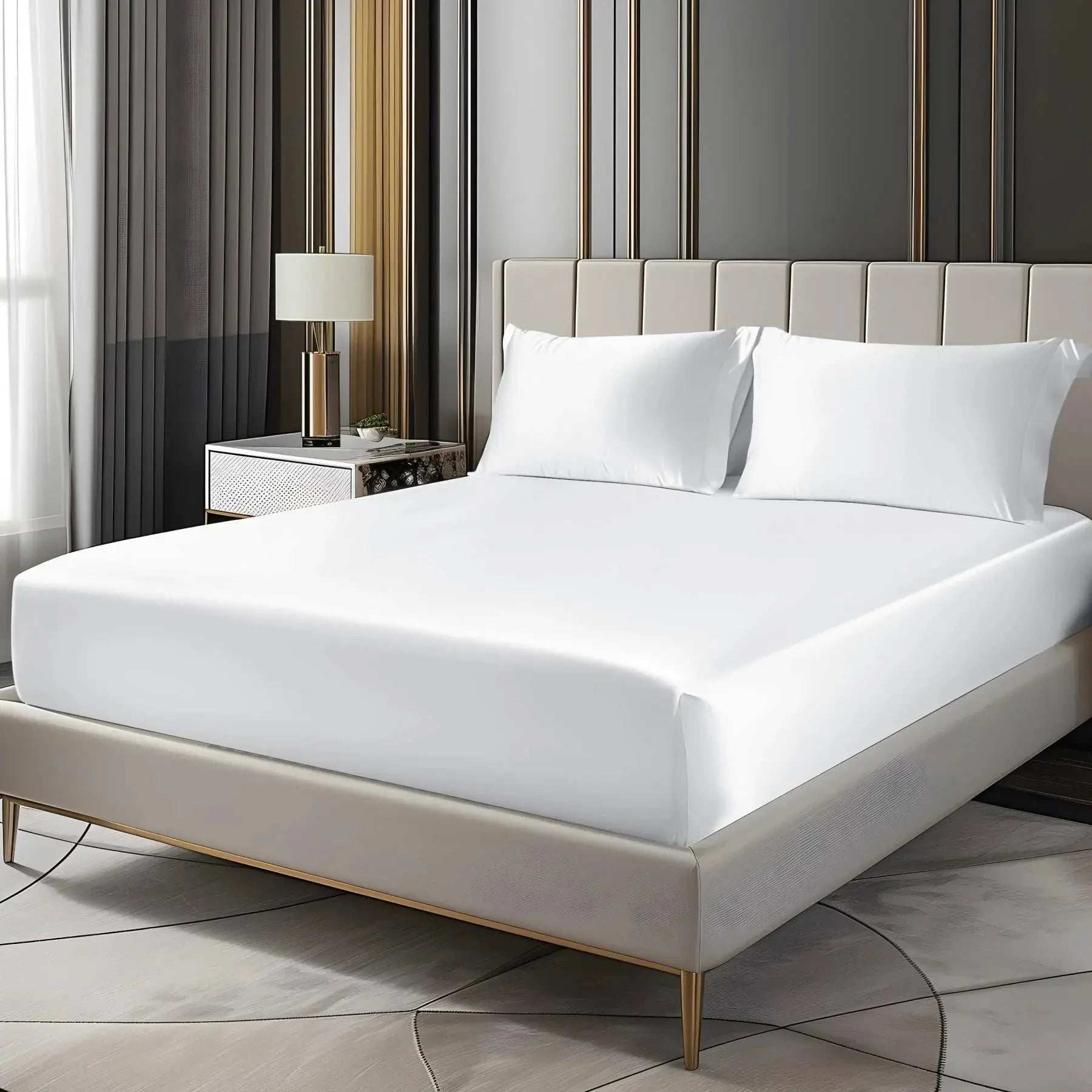 Slumblr® Luxury Satin Fitted Sheet Set (3 Pcs)