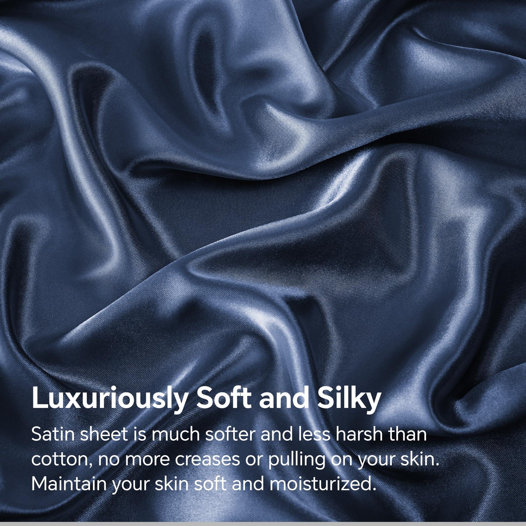 Slumblr® Luxury Satin Fitted Sheet Set (3 Pcs)