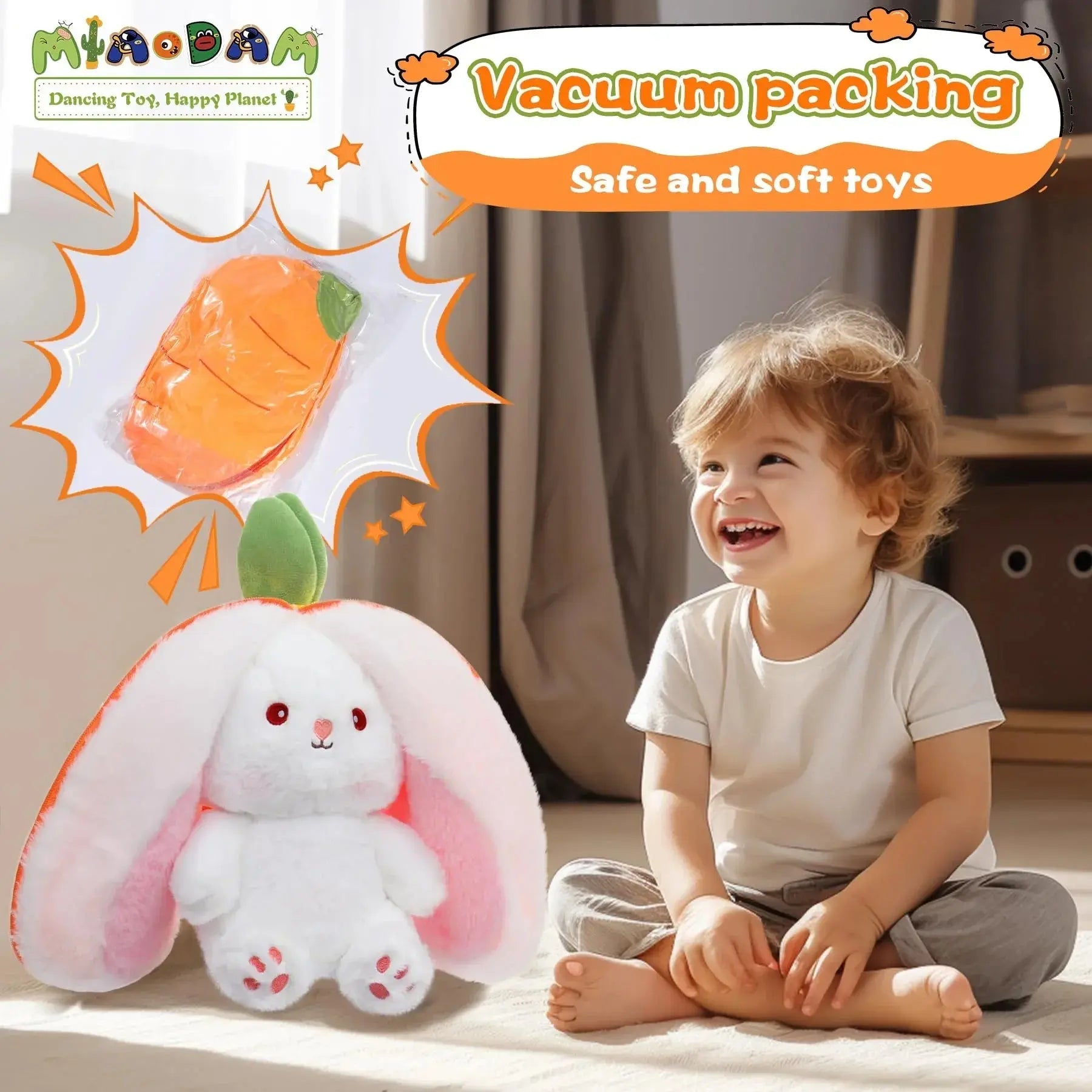 Slumblr® Bunny Doll Luminous Music Plush