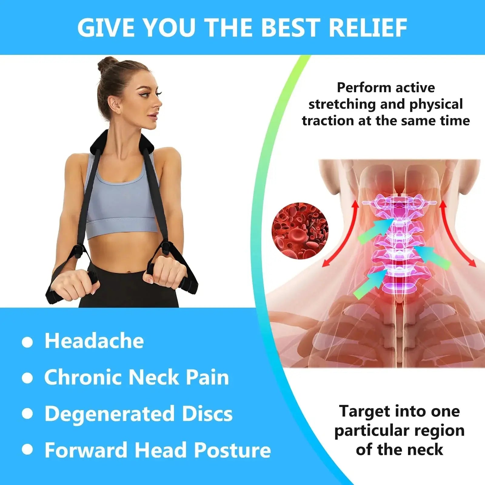 Slumblr® Portable Traction Exerciser Device