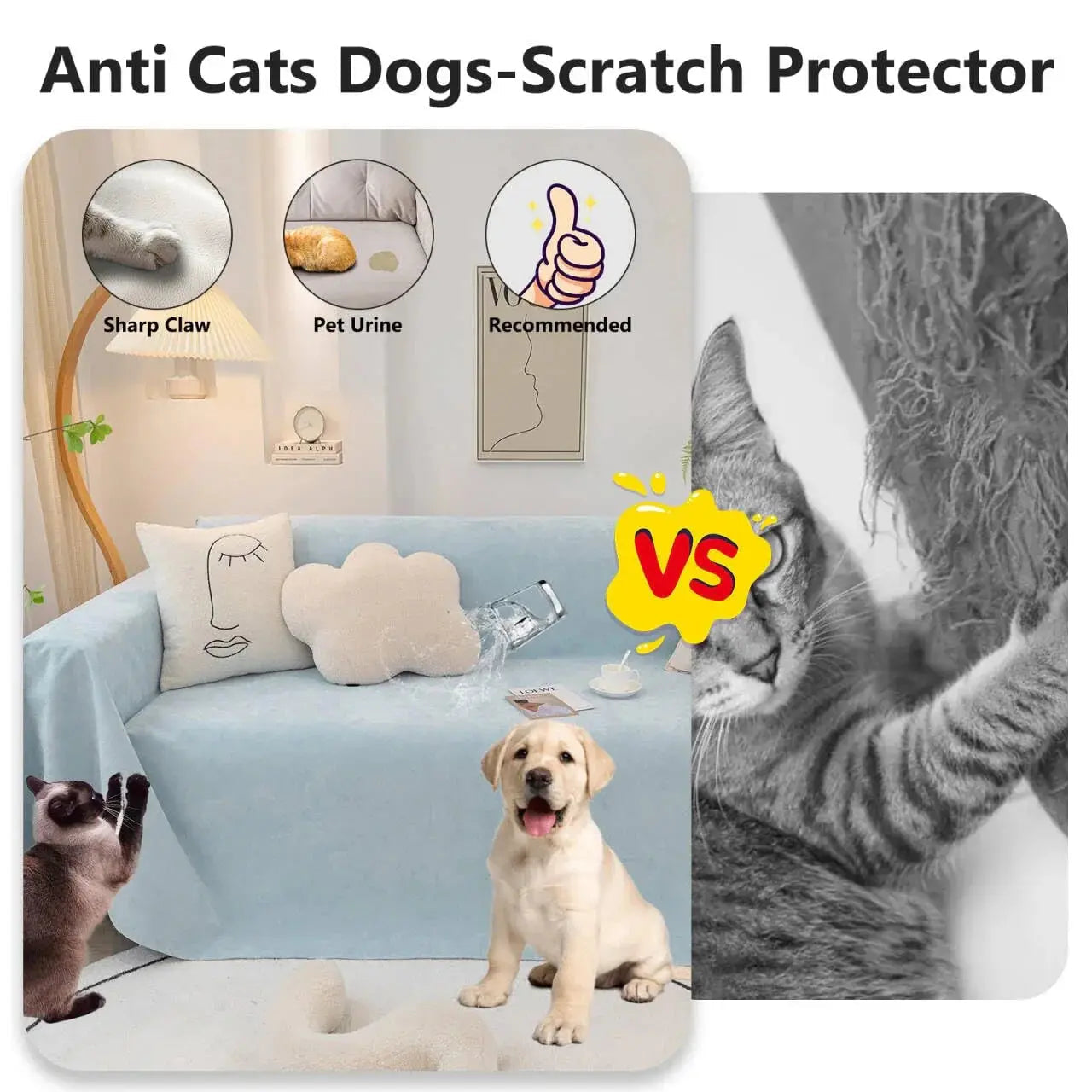 Slumblr® Waterproof Solid Color Sofa Cover