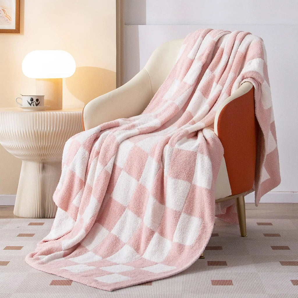Slumblr® Checkered Flannel Fleece Blanket