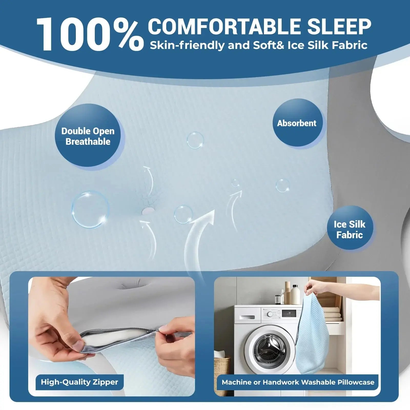 Slumblr® Memory Foam Adjustable Cervical Pillow