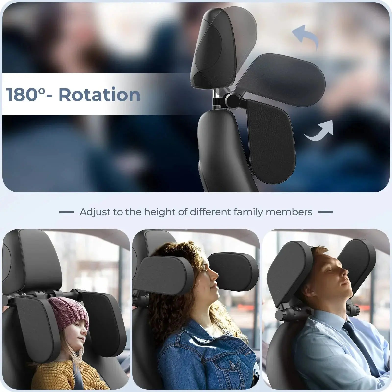 Slumblr® Adjustable U-Shaped Car Travel Pillow