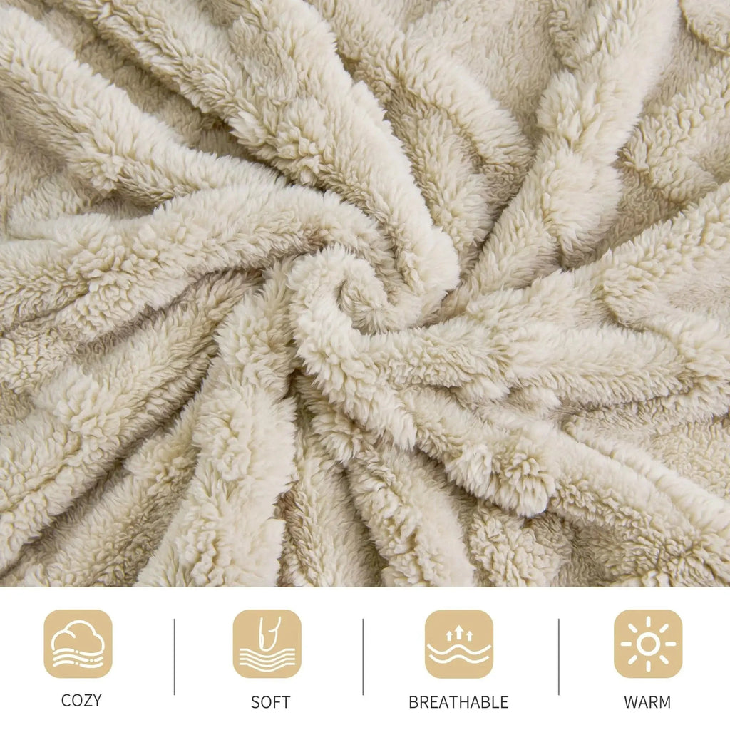 Slumblr® Woolen Lamb Velvet Flannel Blanket