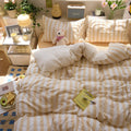 Slumblr® Cotton Crepe Striped Quilt Set