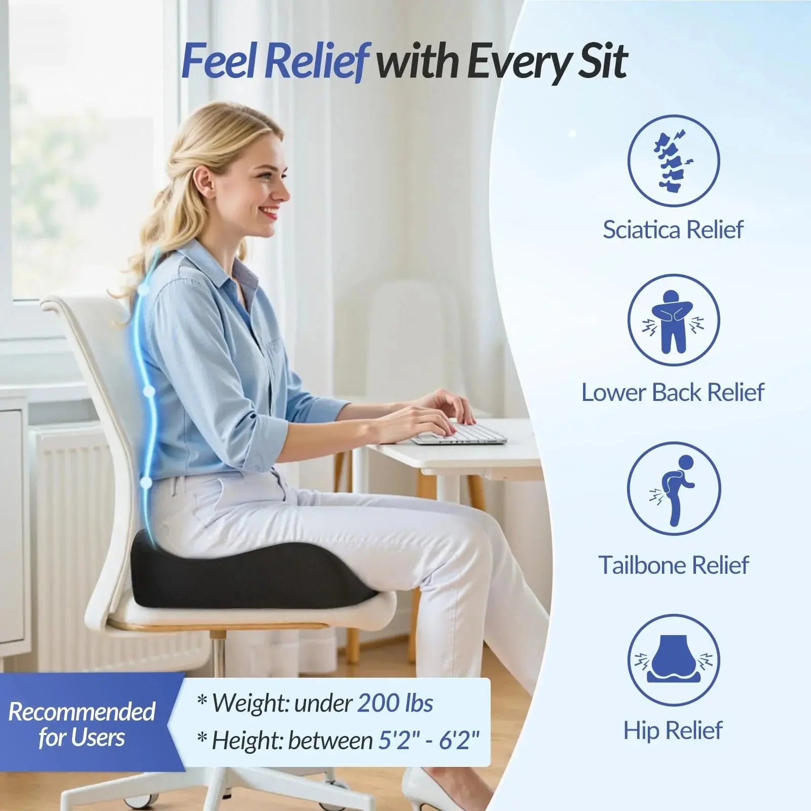 Slumblr® U-Shaped Memory Foam Travel Cushion