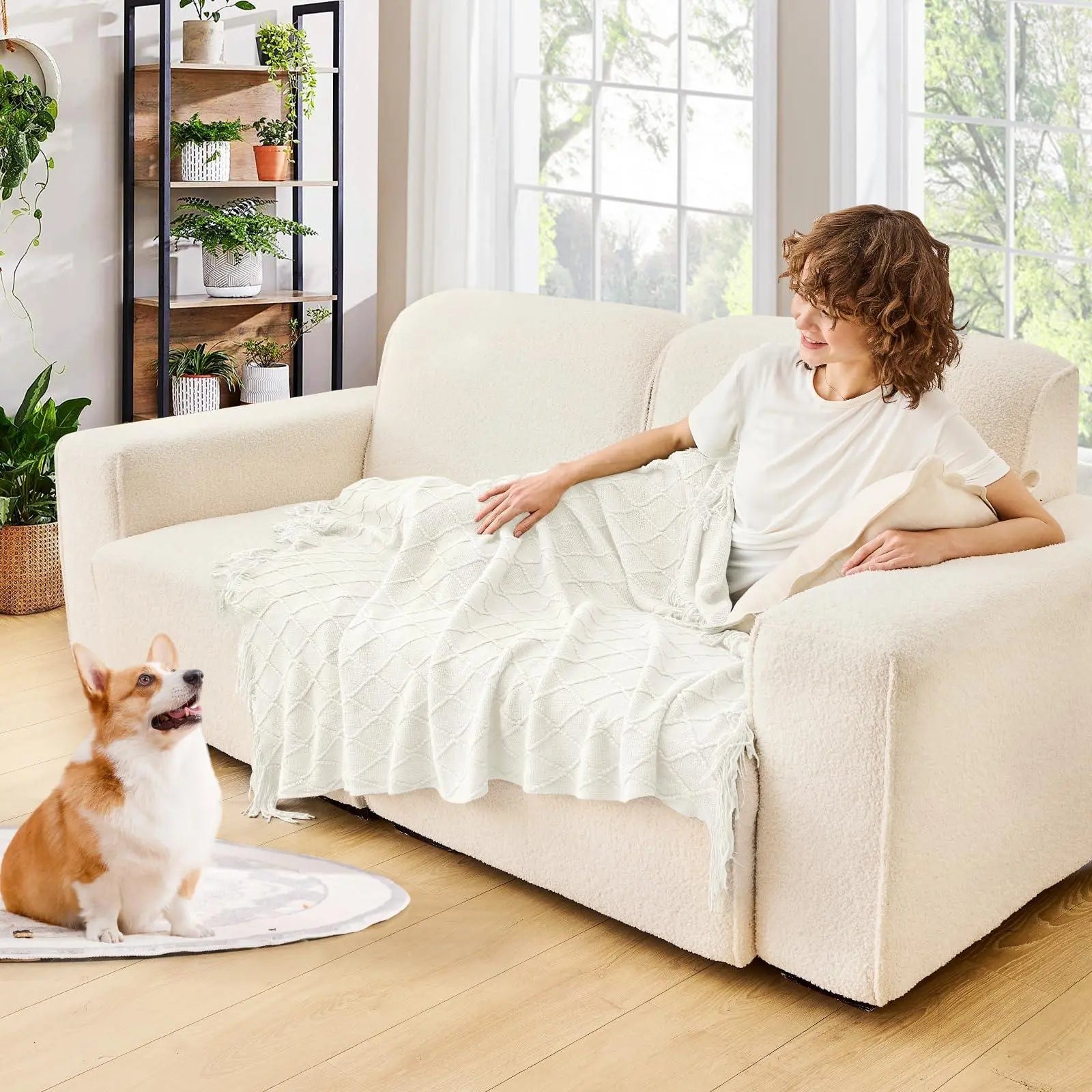 Slumblr® Nordic Knitted Throw Blanket
