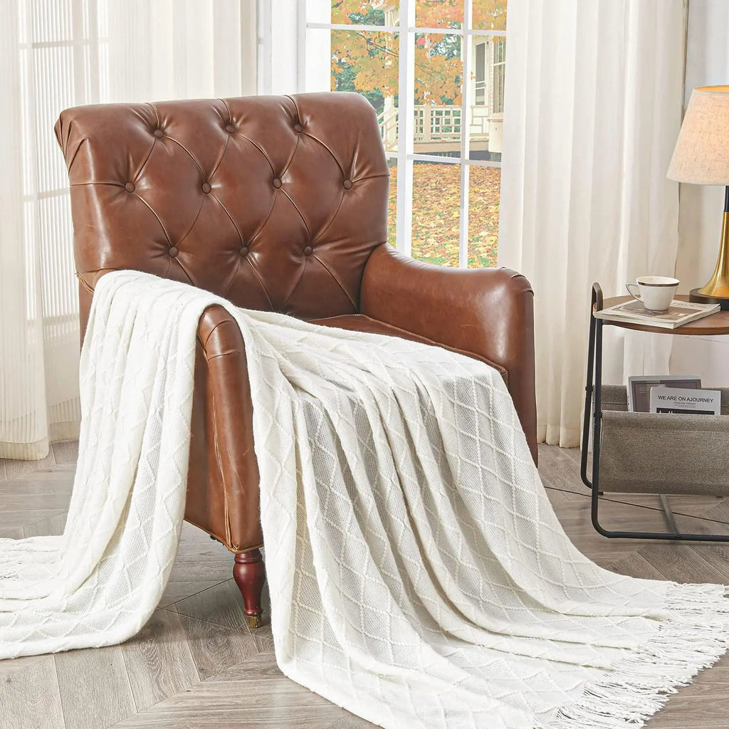 Slumblr® Nordic Knitted Throw Blanket
