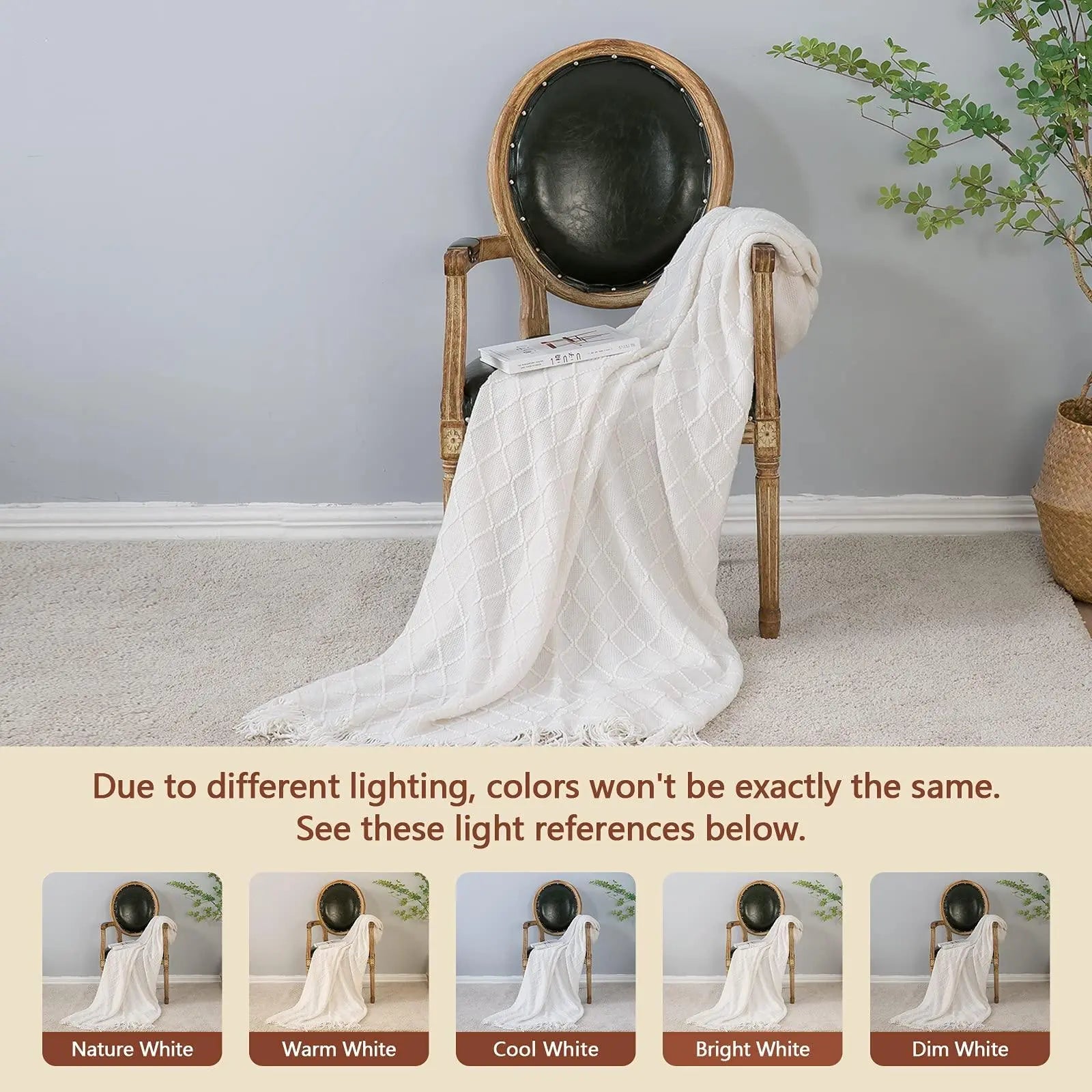 Slumblr® Nordic Knitted Throw Blanket