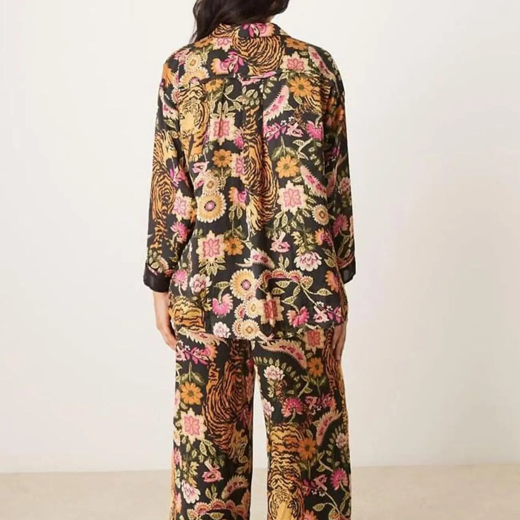 Slumblr® Satin Floral Pajamas Set