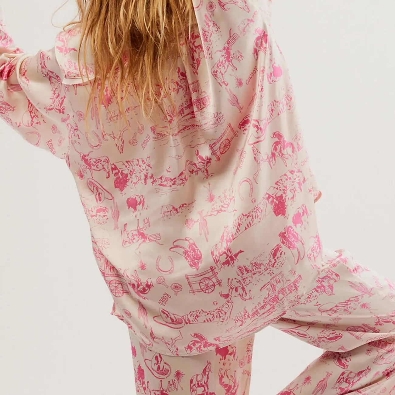 Slumblr® Satin Floral Pajamas Set