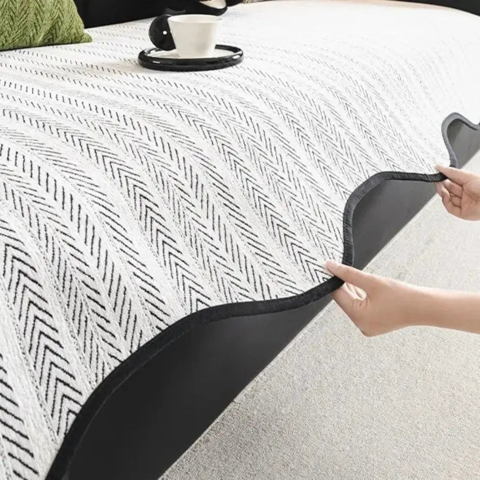 Slumblr® Cooling Herringbone Sofa Cover