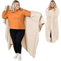 Slumblr® Cozy Flannel Wearable Blanket Throw