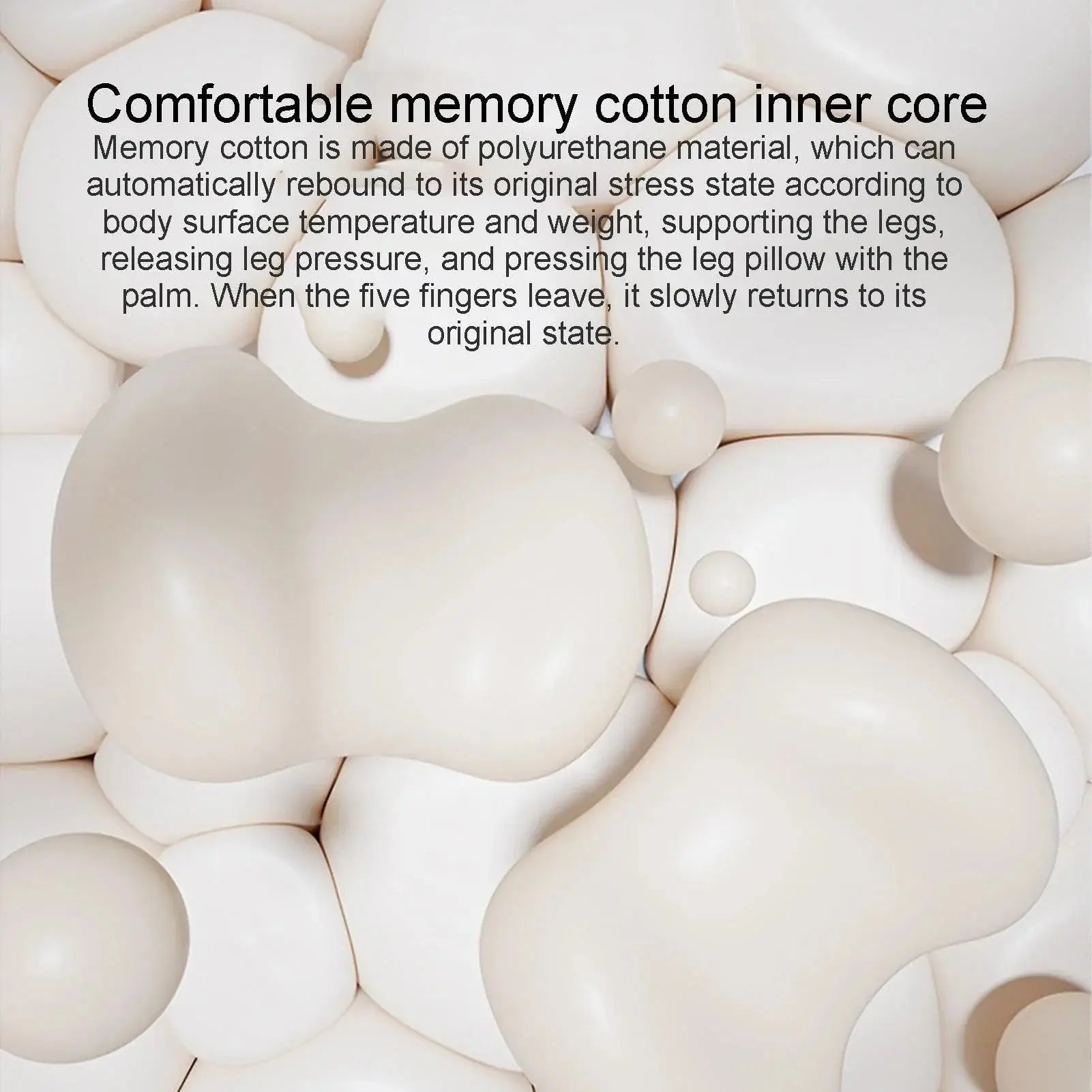 Slumblr® Knitted Memory Foam Leg Pillow