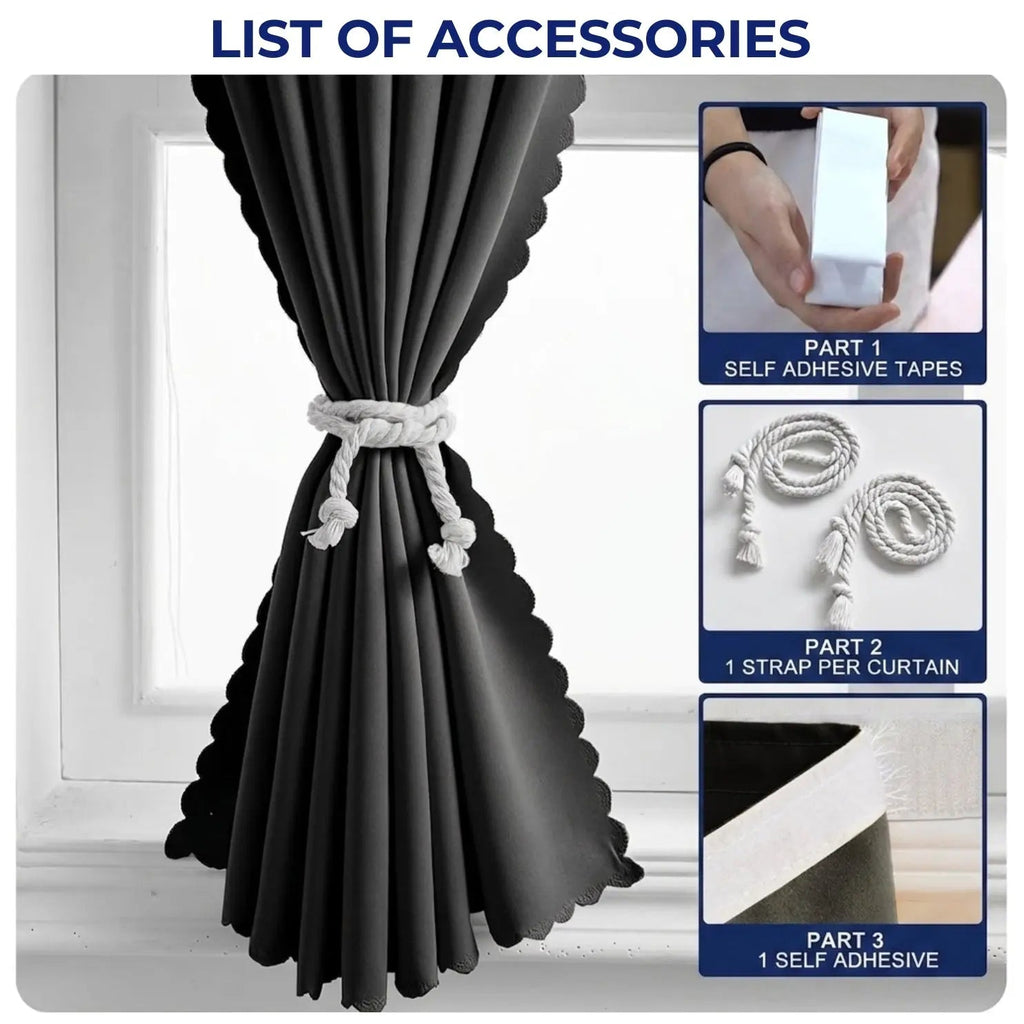 Slumblr® Portable Blackout Sunshade Curtains