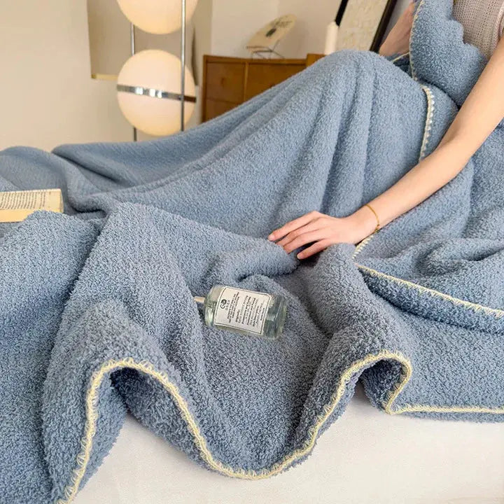 Slumblr® Double-Thick Soft Lamb Plush Blanket