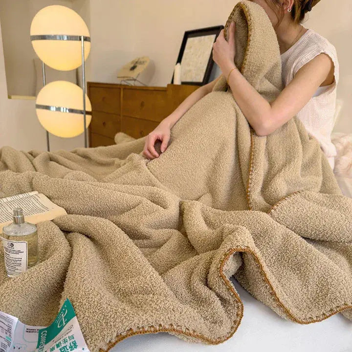 Slumblr® Double-Thick Soft Lamb Plush Blanket