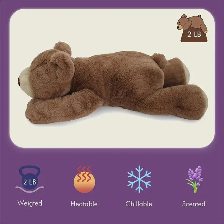 Slumblr® Weighted Stuffed Animals Comfort Plush Bear