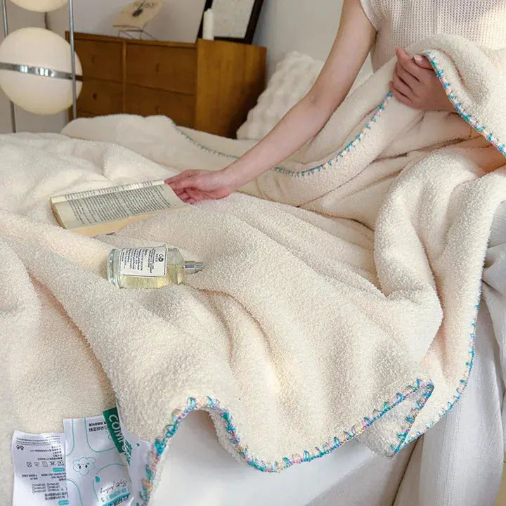 Slumblr® Double-Thick Soft Lamb Plush Blanket