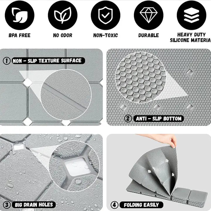 Slumblr® Non Slip Silicone Bathtub Mat