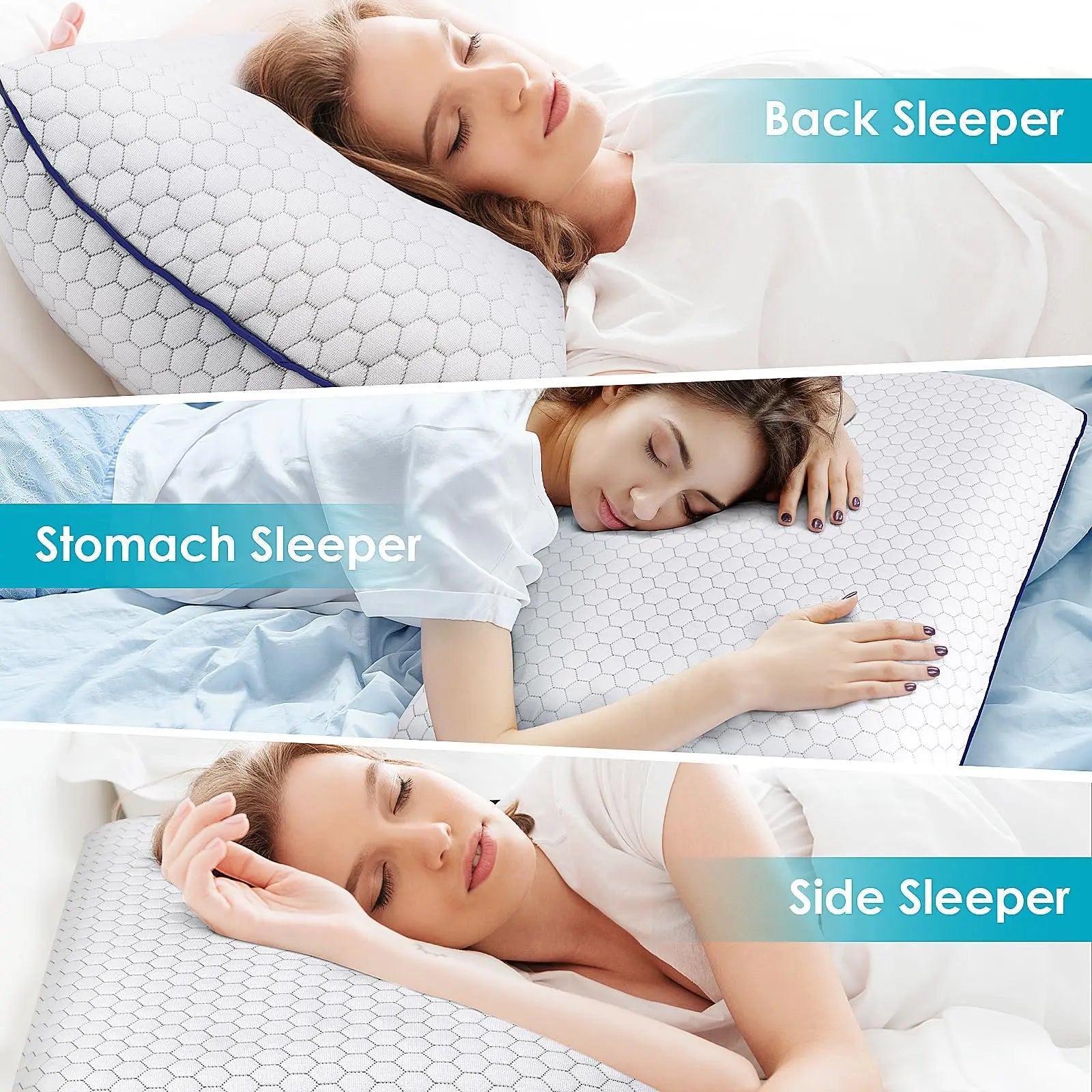 Slumblr® Ultra Thin Memory Foam Pillow