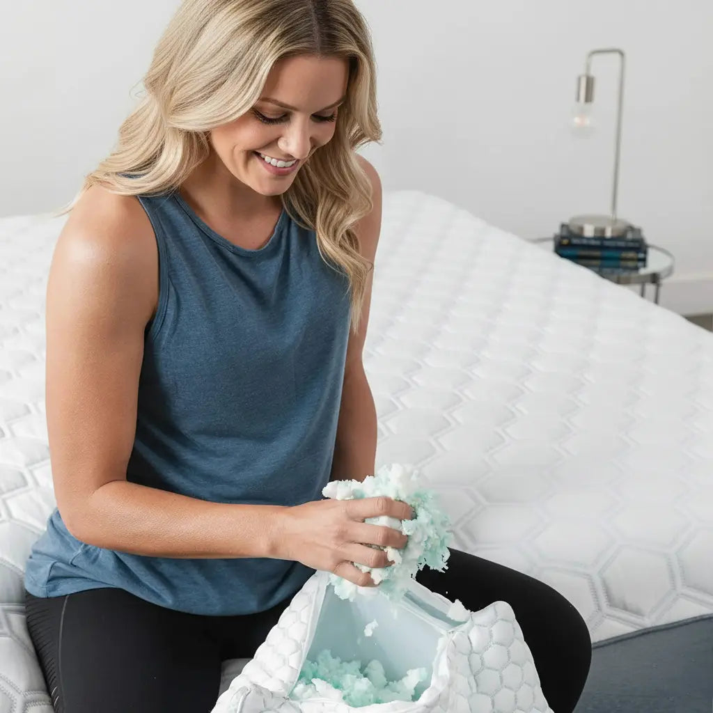 Slumblr® Cooling Shredded Memory Foam Pillow