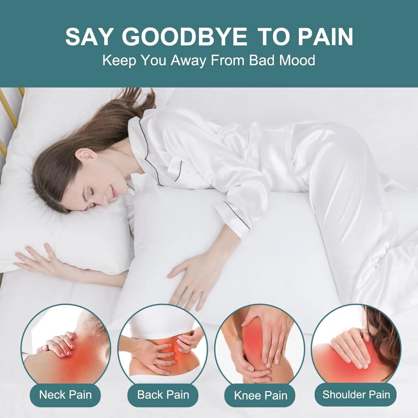 Slumblr® Breathable Large Body Pillow