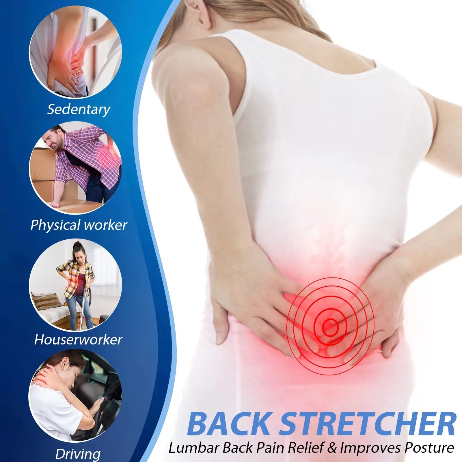 Slumblr® Adjustable Multi-Level Back Stretcher