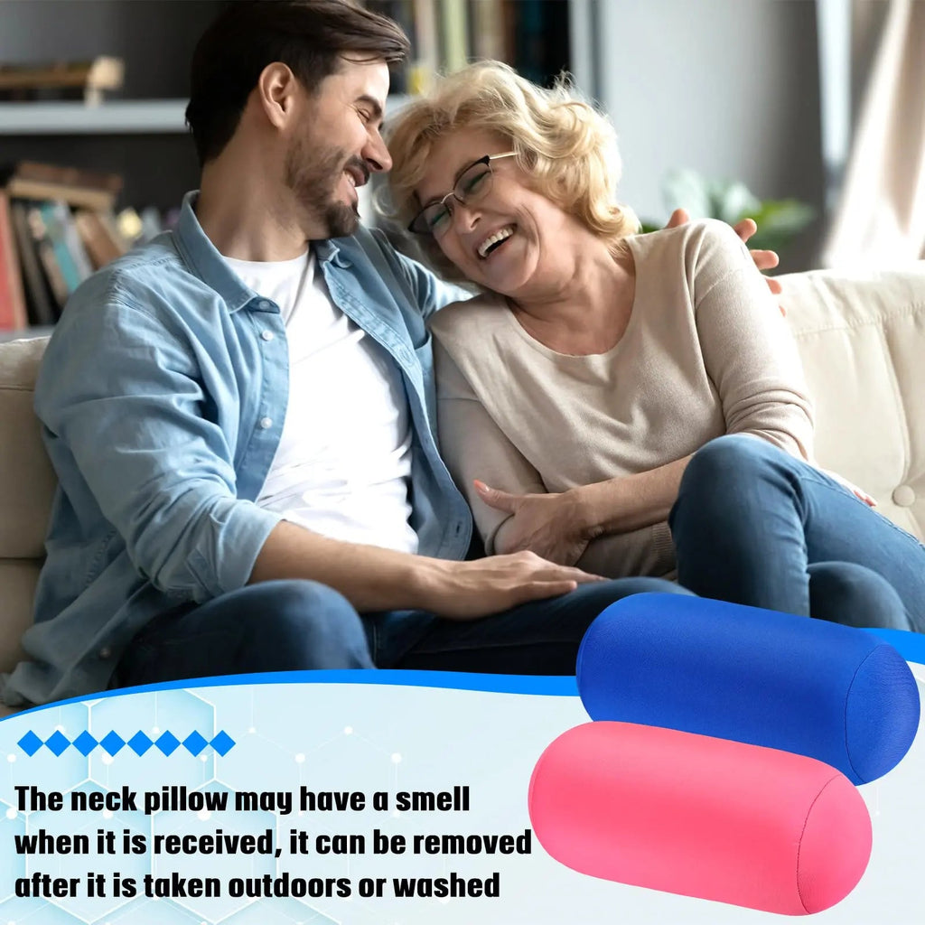 Slumblr® Microbead Soft Roll Pillow (2 Pcs)
