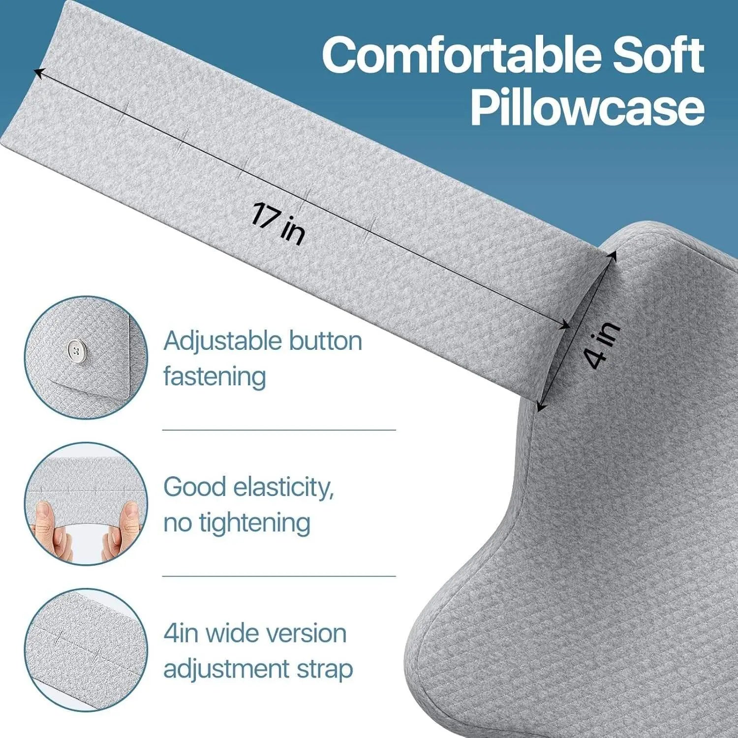 Slumblr® Memory Foam Support Cushion with Adjustable Strap