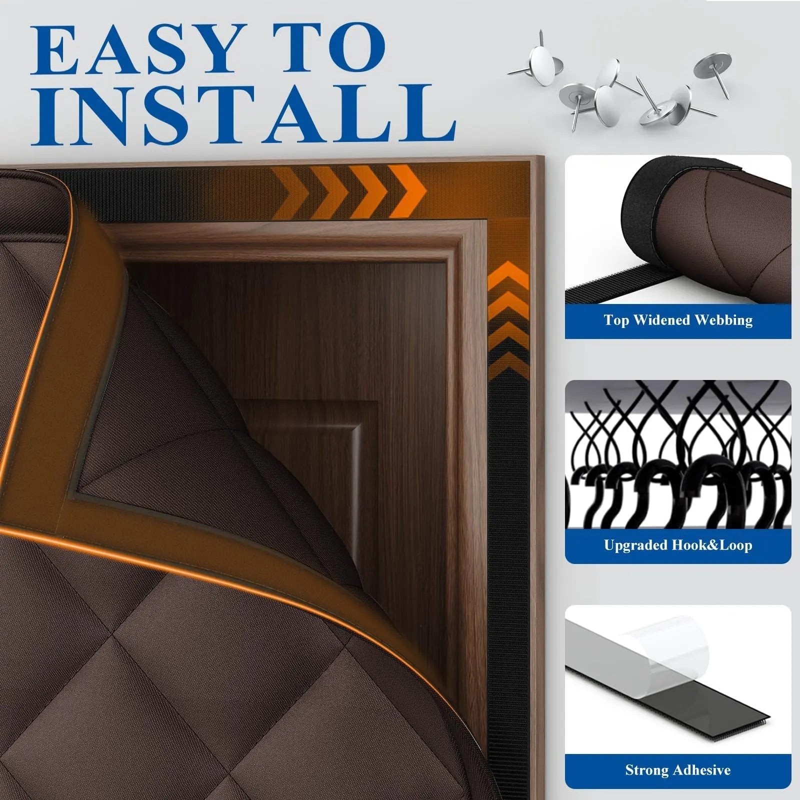 Slumblr® Waterproof Coldproof Magnetic Door Curtain