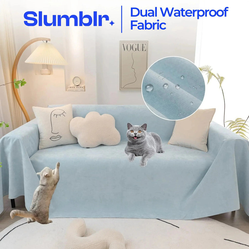Slumblr® Waterproof Solid Color Sofa Cover