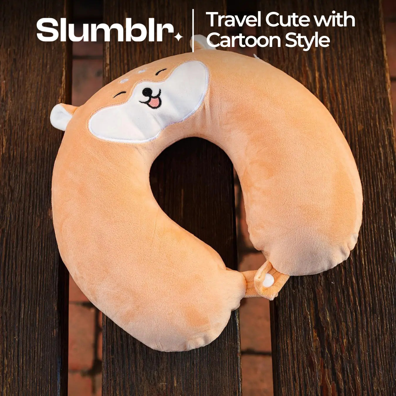 Slumblr® Cartoon U Shaped Travel Pillow